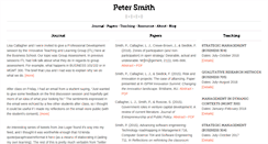 Desktop Screenshot of petersmith.org