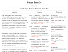 Tablet Screenshot of petersmith.org
